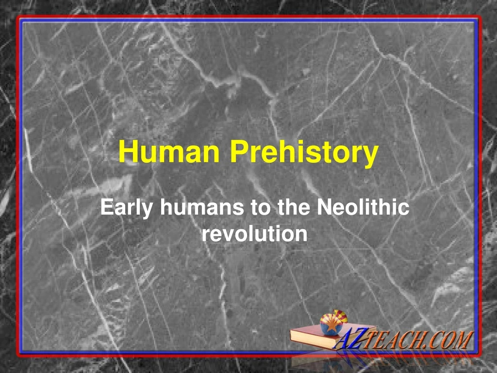 human prehistory