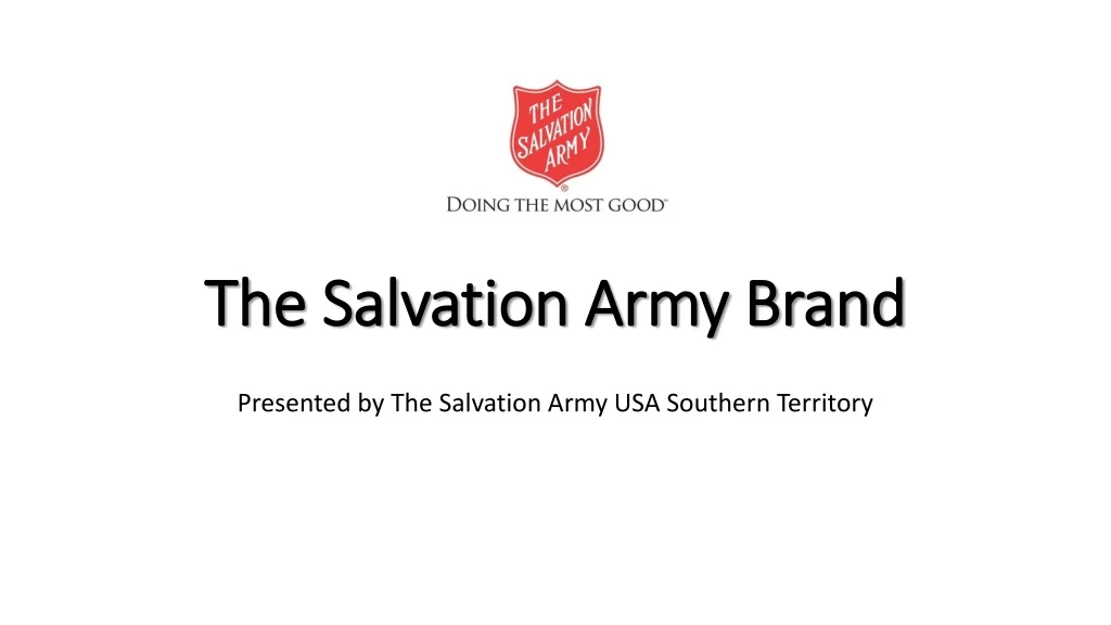 the salvation army brand