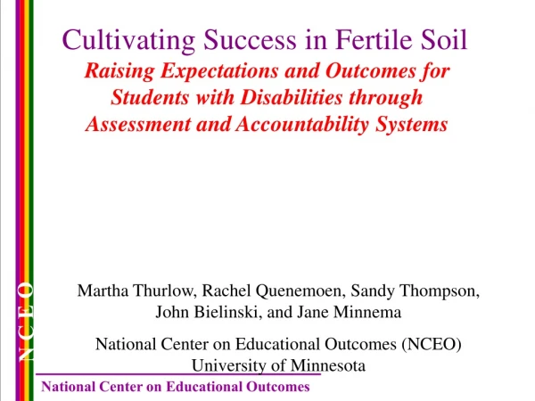 Cultivating Success in Fertile Soil
