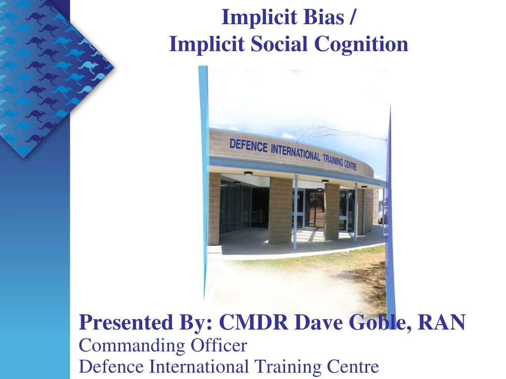 implicit bias implicit social cognition