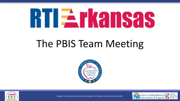 The PBIS Team Meeting