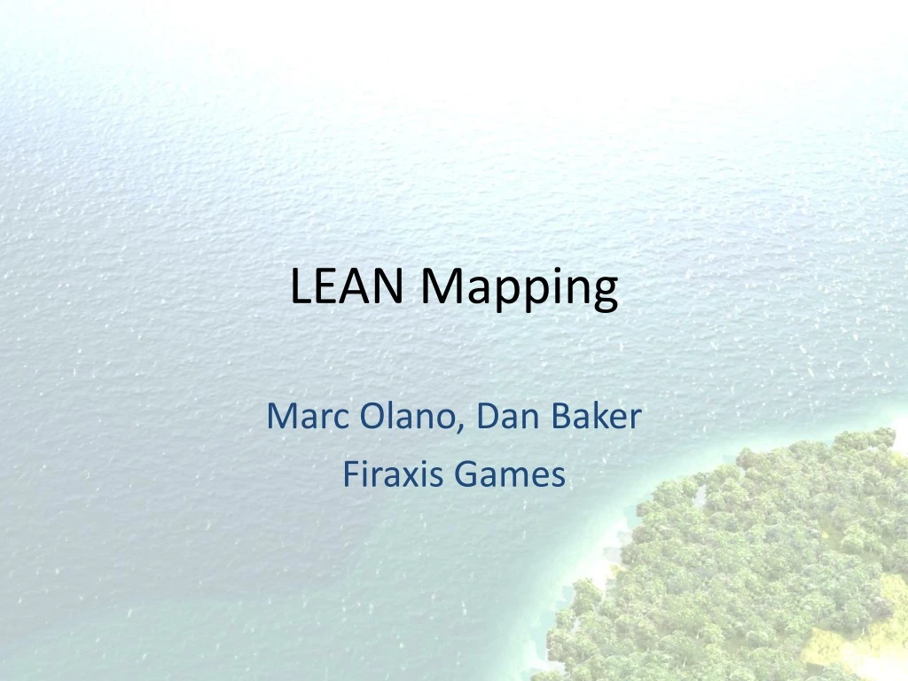 lean mapping