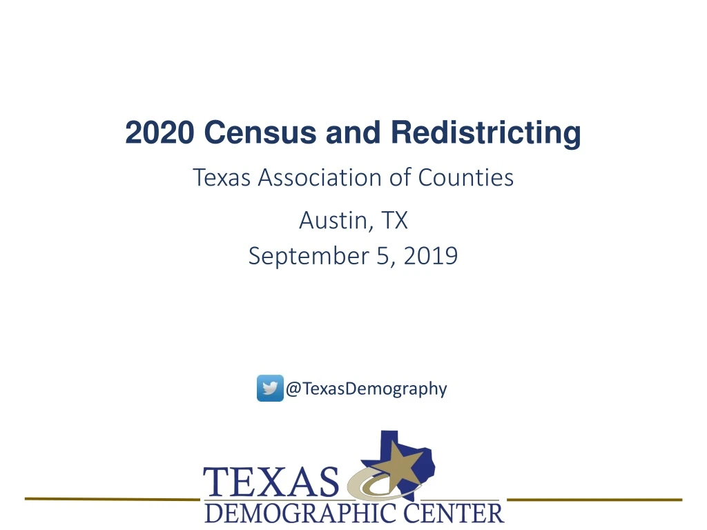 2020 census and redistricting texas association