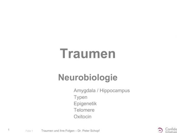Traumen Neurobiologie