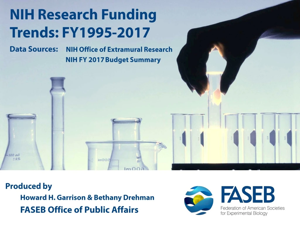 nih research funding trends fy1995 2017