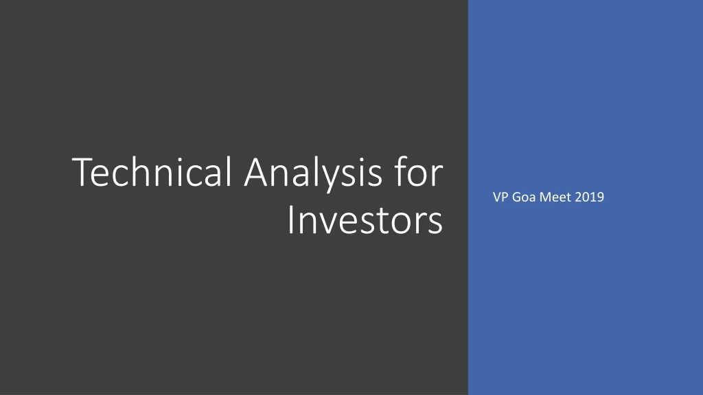 technical analysis for investors