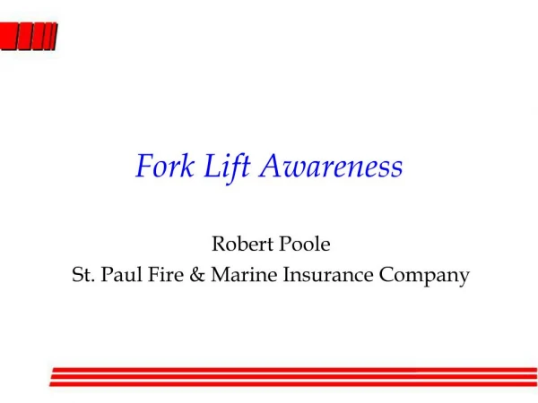 Fork Lift Awareness