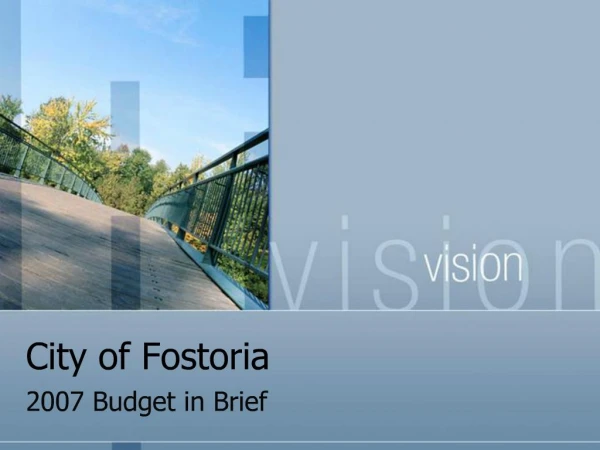 City of Fostoria