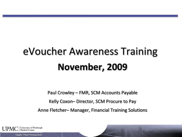 eVoucher Awareness Training