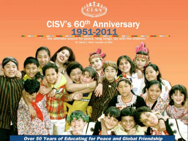 CISV s 60th Anniversary 1951-2011