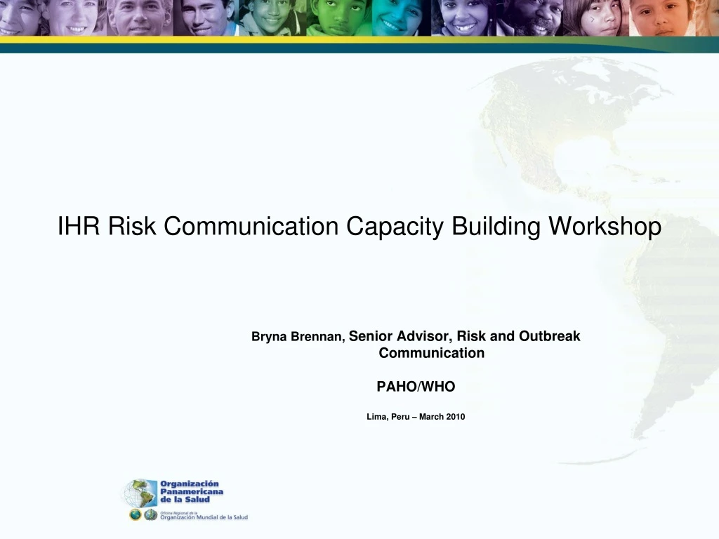 ihr risk communication capacity building workshop