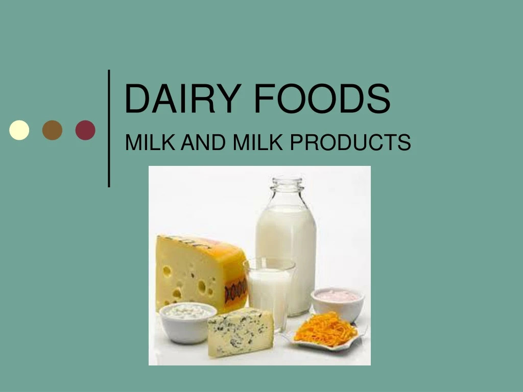 dairy foods