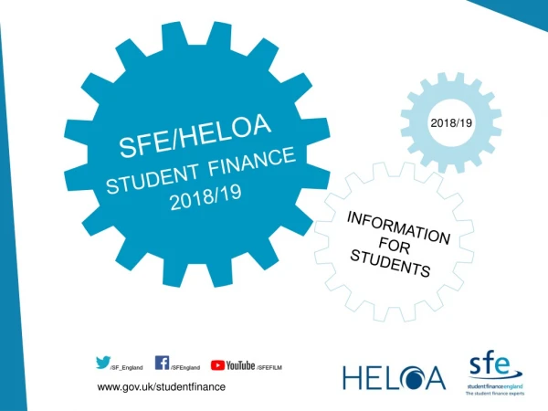 SFE/HELOA STUDENT FINANCE 2018/19