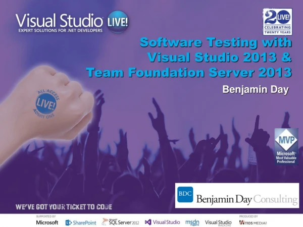 Software Testing with Visual Studio 2013 &amp; Team Foundation Server 2013