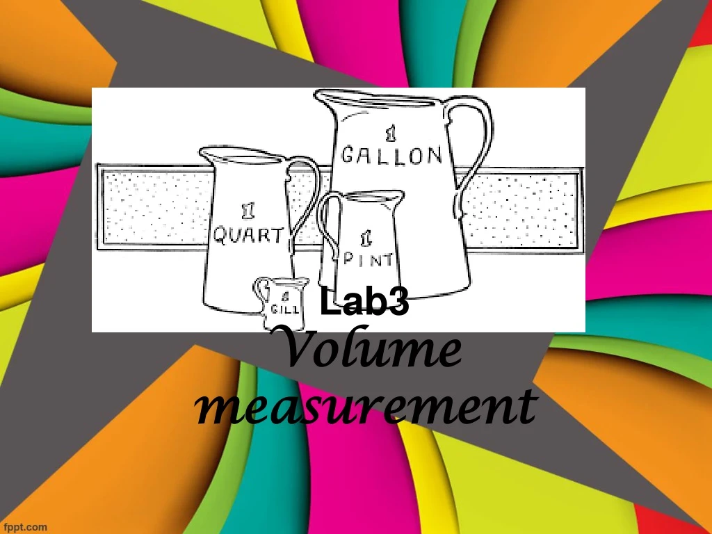 lab 3 volume measuremnt