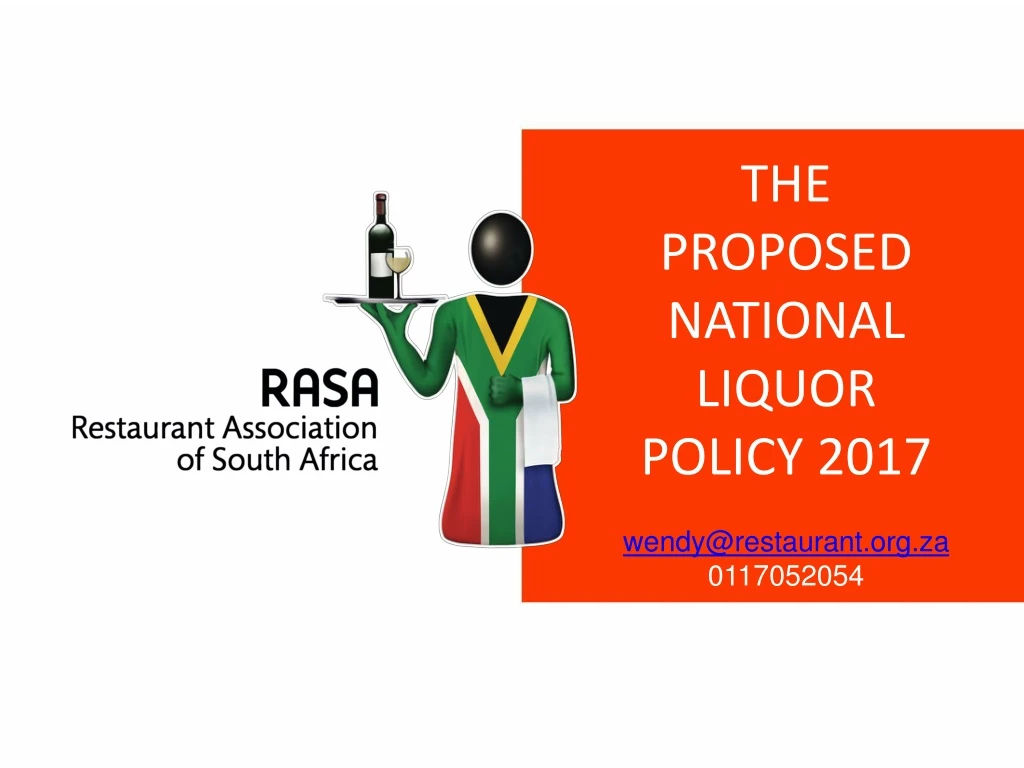 the proposed national liquor policy 2017