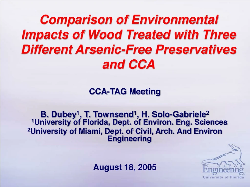 comparison of environmental impacts of wood
