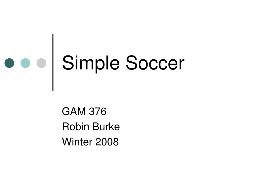 simple soccer