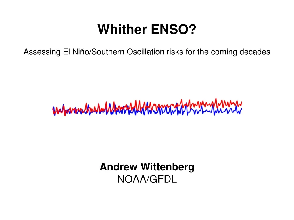 whither enso assessing el ni o southern