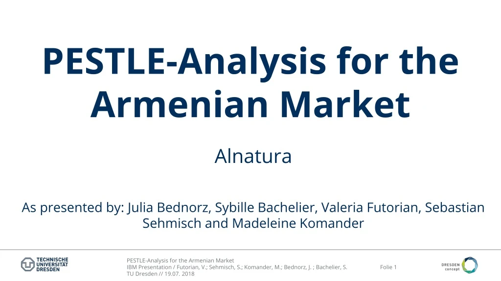 pestle analysis for the armenian market