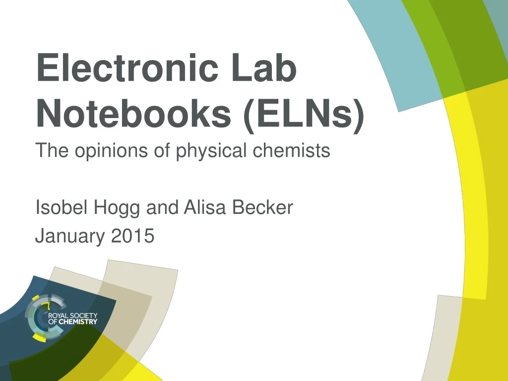 electronic lab notebooks elns