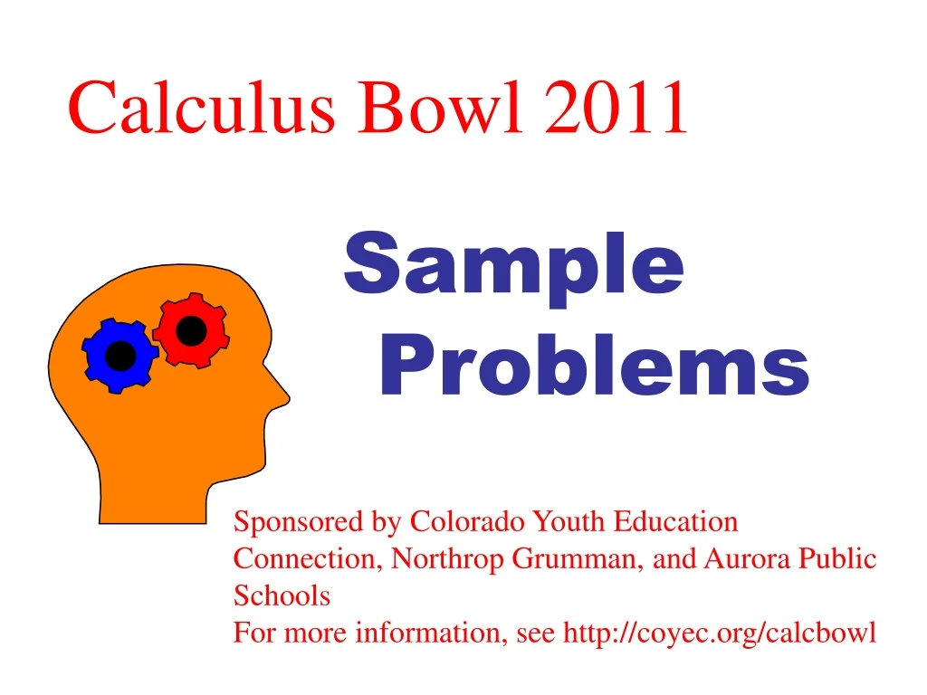 calculus bowl 2011