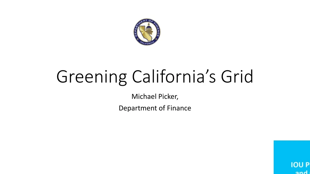 greening california s grid