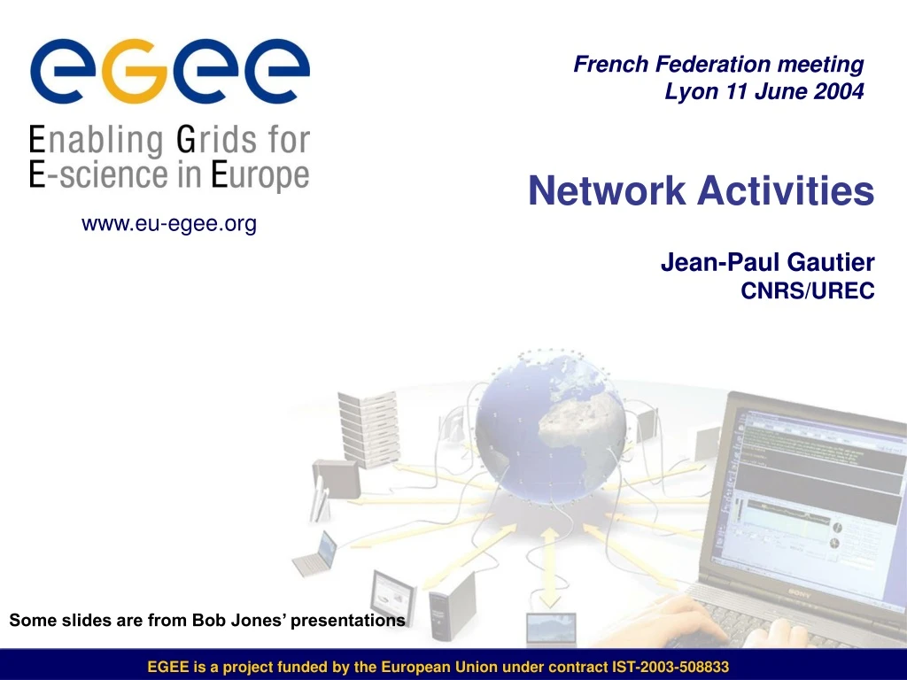 network activities jean paul gautier cnrs urec