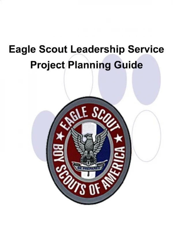 Eagle Scout Leadership Service Project Planning Guide