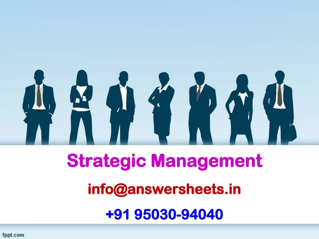 strategic management info@answersheets in 91 95030 94040