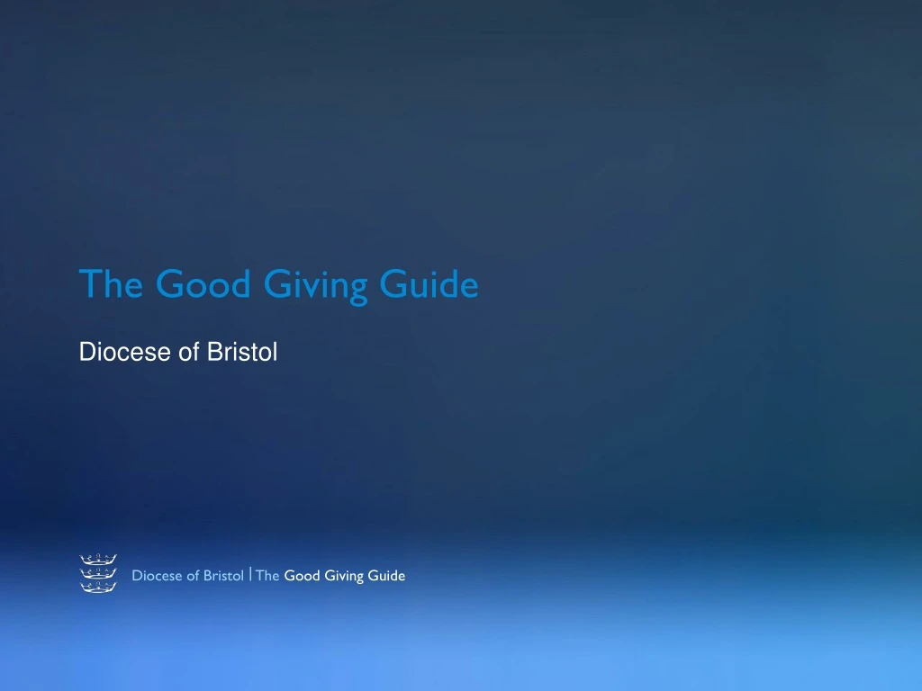 the good giving guide