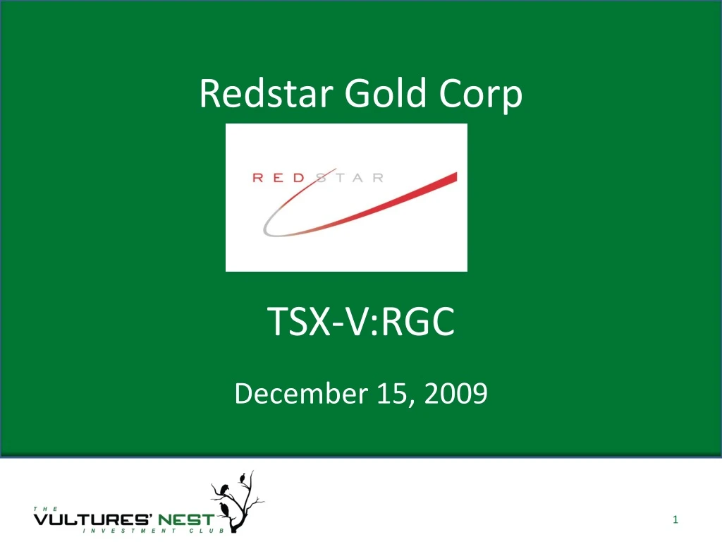 redstar gold corp