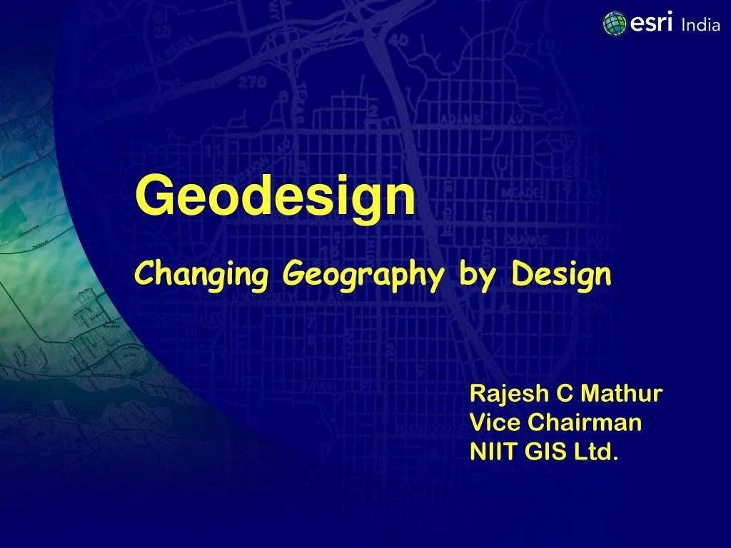 geodesign changing geography by design