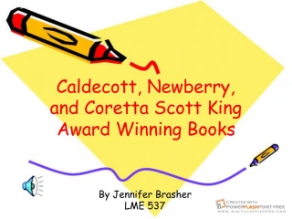 Caldecott, Newberry, and Coretta Scott King Award Winning Books - slide 1