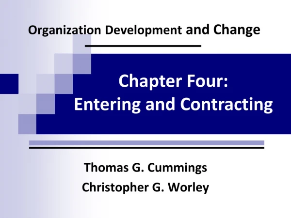 Organization Development and Change