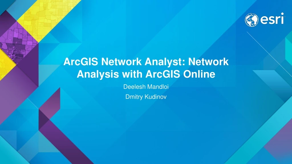 arcgis network analyst network analysis with arcgis online