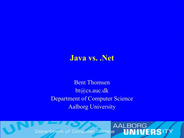 Java vs. .Net