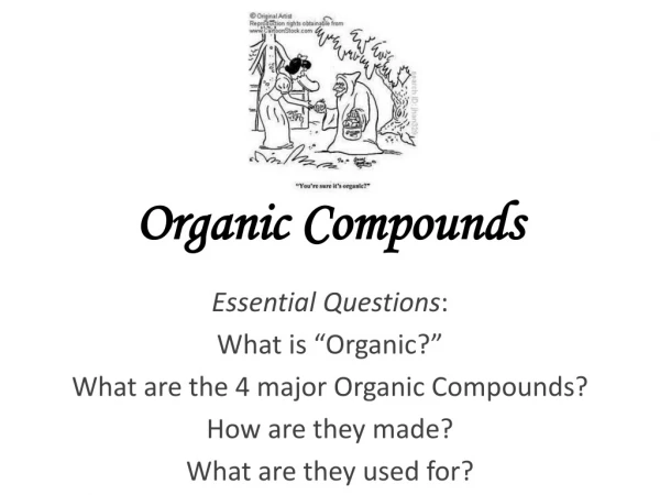 Organic Compounds