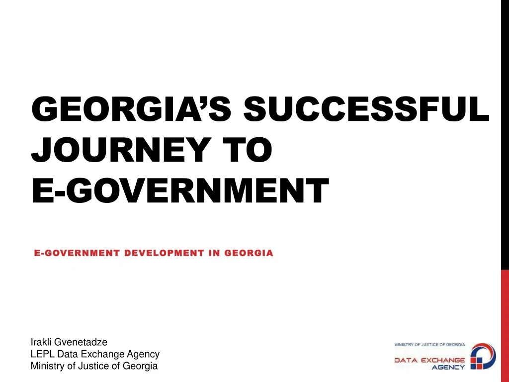 georgia s successful journey to e government