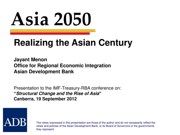 Asia 2050