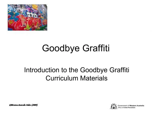Goodbye Graffiti