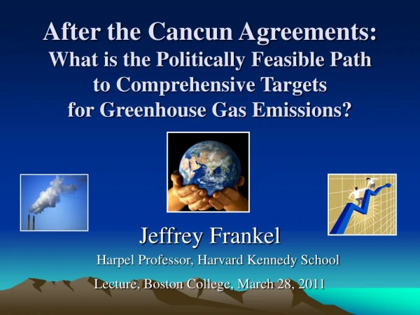 Jeffrey Frankel Harpel Professor, Harvard Kennedy School Lecture, Boston College, March 28, 2011