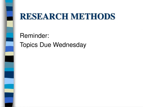 research methods