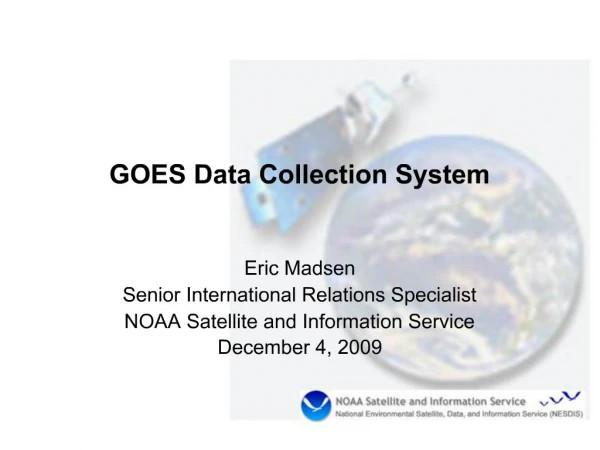 GOES Data Collection System