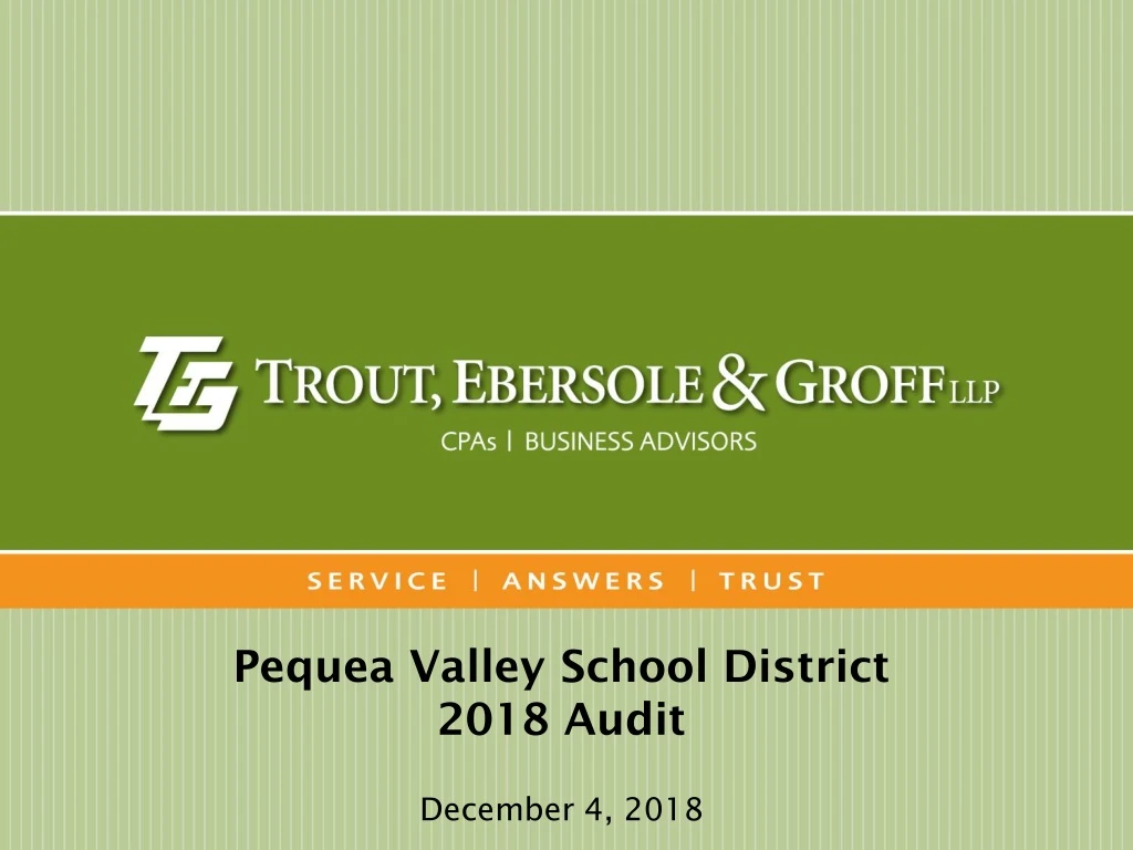 pequea valley school district 2018 audit december
