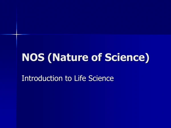 NOS (Nature of Science)