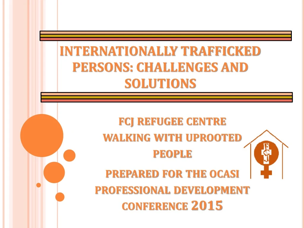 internationally trafficked persons challenges and solutions