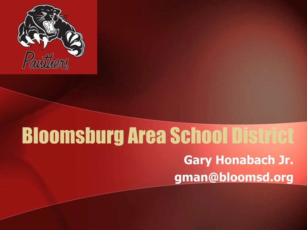 bloomsburg area school district
