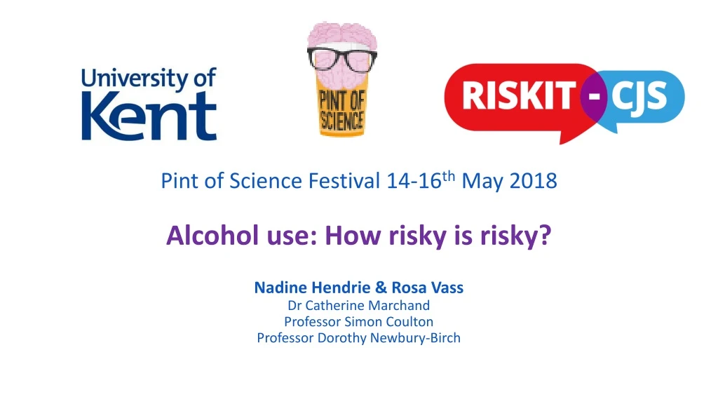 pint of science festival 14 16 th may 2018