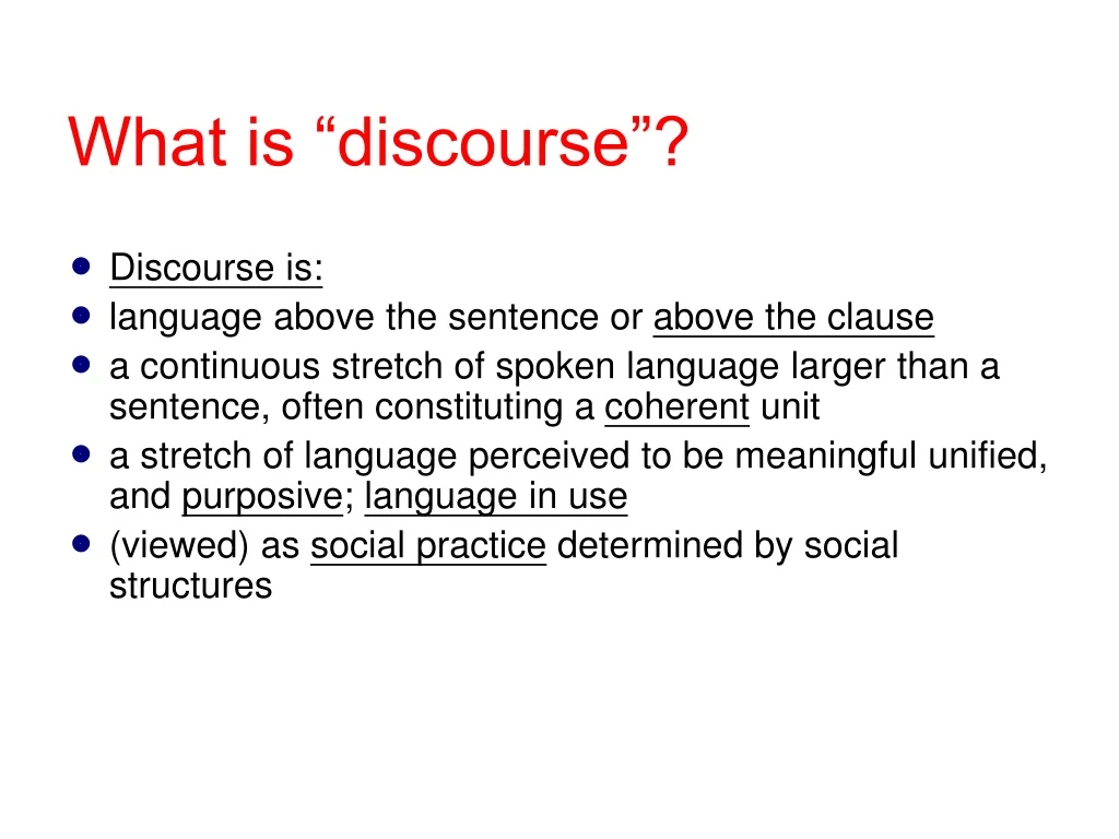 what is discourse